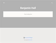 Tablet Screenshot of benjamintimothyhall.com